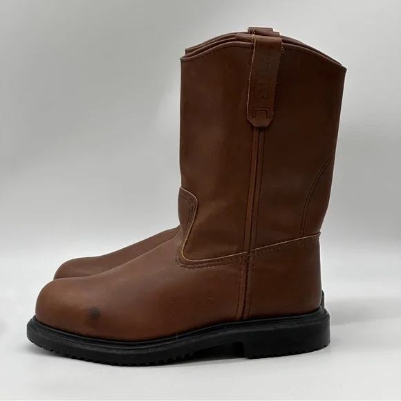 Red Wings Safety Toe Pull On Boot. Size 8 - Picture 5 of 11